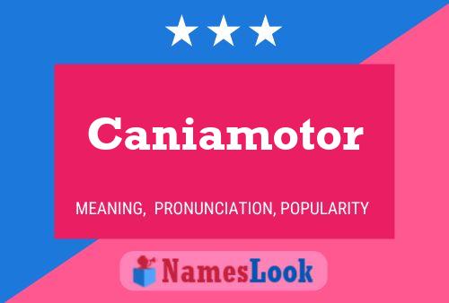 ملصق اسم Caniamotor