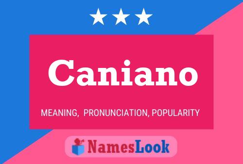 ملصق اسم Caniano