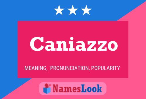 ملصق اسم Caniazzo