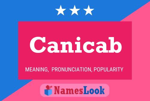 ملصق اسم Canicab