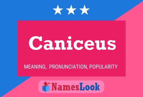 ملصق اسم Caniceus