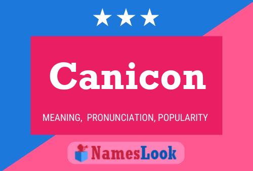 ملصق اسم Canicon