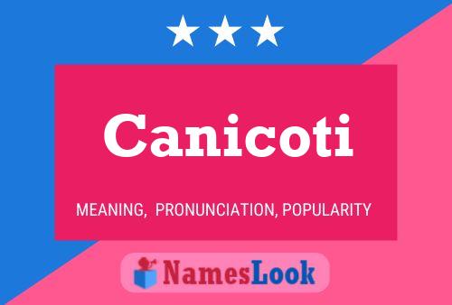 ملصق اسم Canicoti