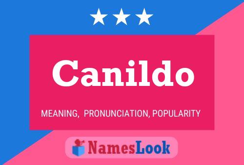 ملصق اسم Canildo