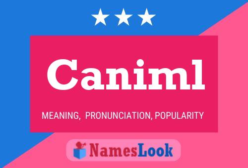 ملصق اسم Caniml