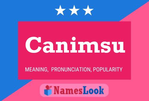 ملصق اسم Canimsu