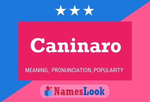 ملصق اسم Caninaro