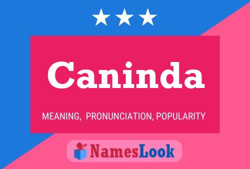 ملصق اسم Caninda