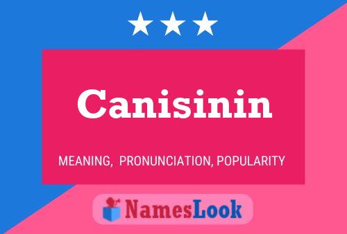 ملصق اسم Canisinin