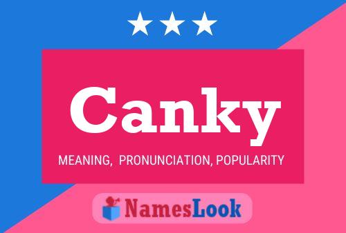 ملصق اسم Canky