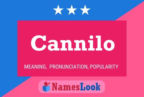 ملصق اسم Cannilo