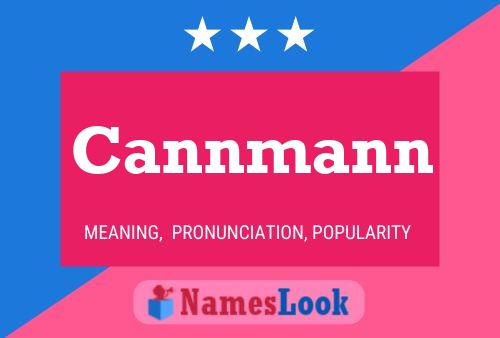 ملصق اسم Cannmann