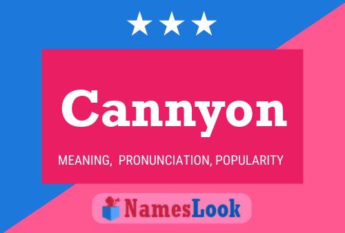 ملصق اسم Cannyon