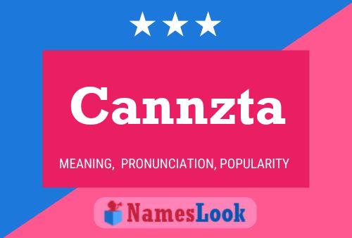 ملصق اسم Cannzta