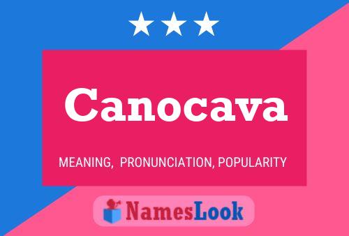 ملصق اسم Canocava