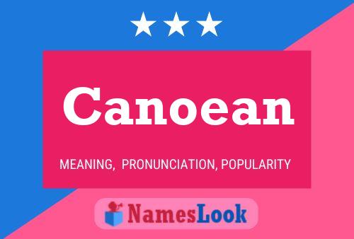 ملصق اسم Canoean