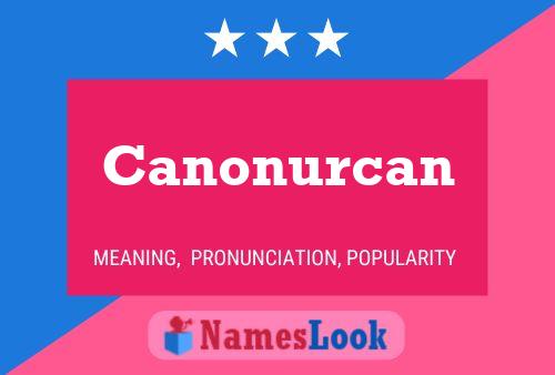 ملصق اسم Canonurcan