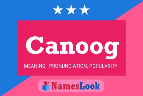 ملصق اسم Canoog