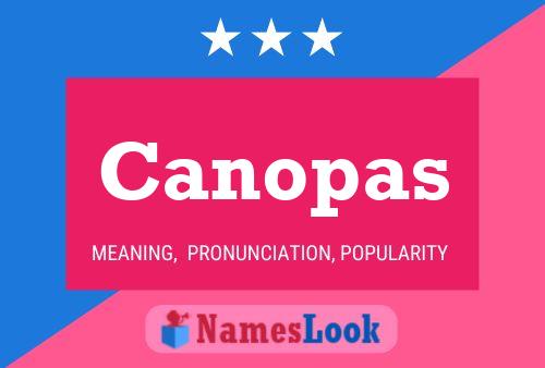 ملصق اسم Canopas