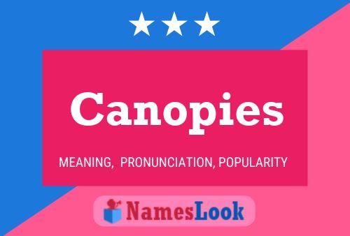 ملصق اسم Canopies