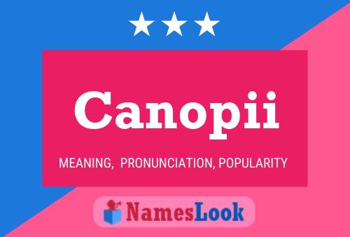 ملصق اسم Canopii