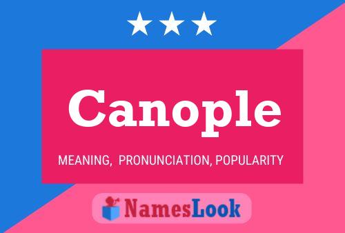 ملصق اسم Canople