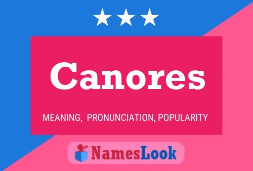 ملصق اسم Canores