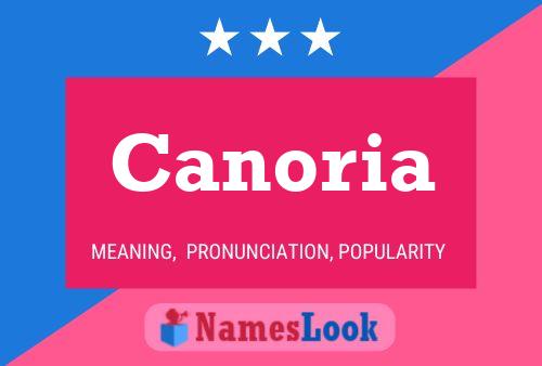 ملصق اسم Canoria