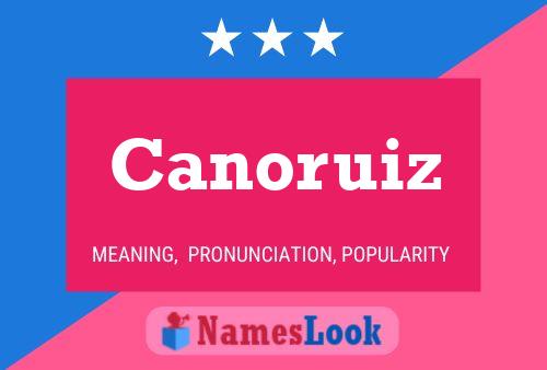 ملصق اسم Canoruiz