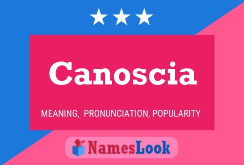 ملصق اسم Canoscia