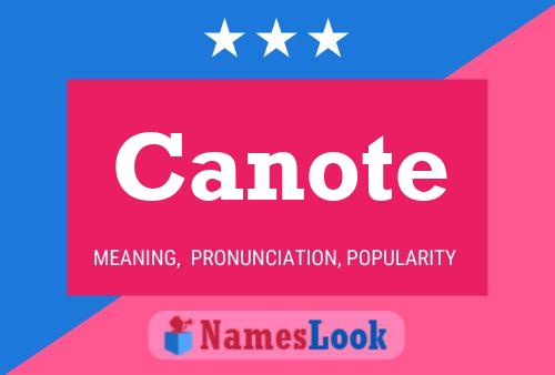 ملصق اسم Canote