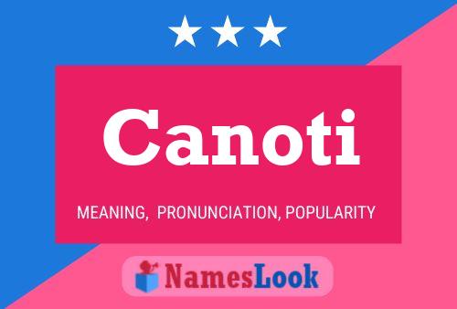 ملصق اسم Canoti