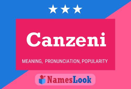 ملصق اسم Canzeni