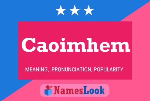 ملصق اسم Caoimhem