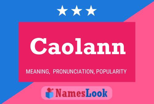 ملصق اسم Caolann