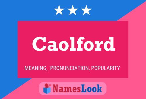 ملصق اسم Caolford