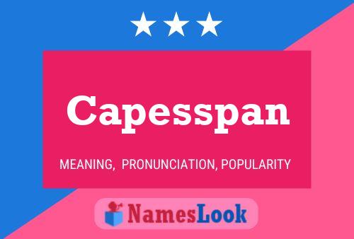 ملصق اسم Capesspan