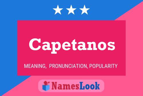 ملصق اسم Capetanos