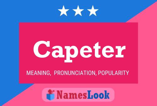 ملصق اسم Capeter