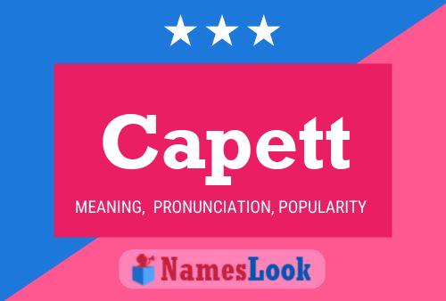 ملصق اسم Capett