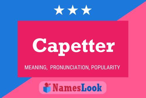 ملصق اسم Capetter