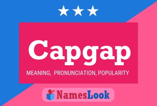 ملصق اسم Capgap