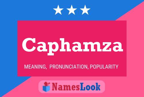 ملصق اسم Caphamza