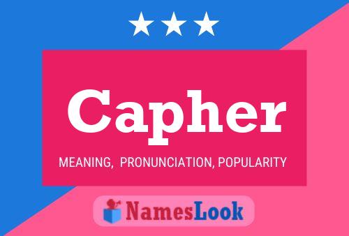 ملصق اسم Capher