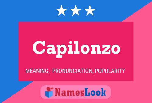 ملصق اسم Capilonzo