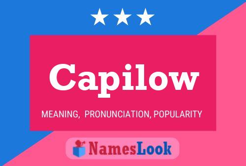 ملصق اسم Capilow