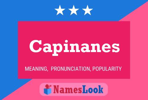 ملصق اسم Capinanes