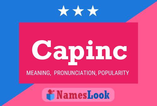 ملصق اسم Capinc