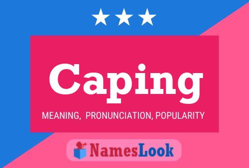 ملصق اسم Caping