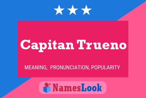 ملصق اسم Capitan Trueno